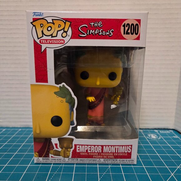 Funko POP Television The Simpsons Emperor Montimus Burns 1200 Vinyl Figure - Picture 1 of 6